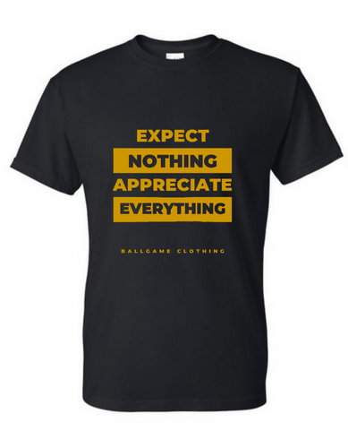 Expectations: Black with Gold Logo