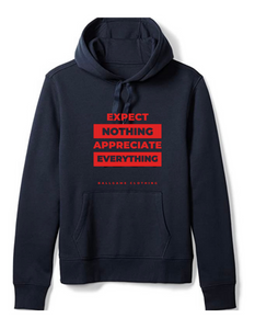 Expectations: Black with Red Logo Hoodie