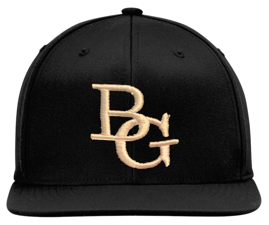 Snapback - Black with White Logo