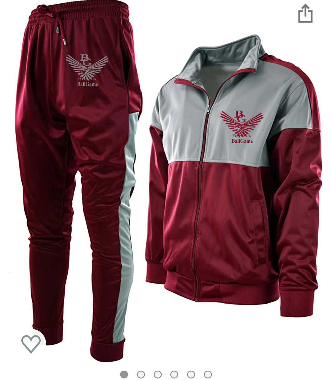 Tracksuit - Crimson and Grey